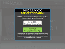 Tablet Screenshot of nicmaxx.com